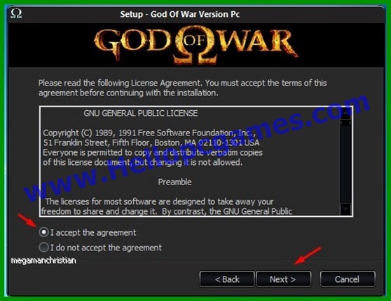 God of war 1 Game Installation steps 4