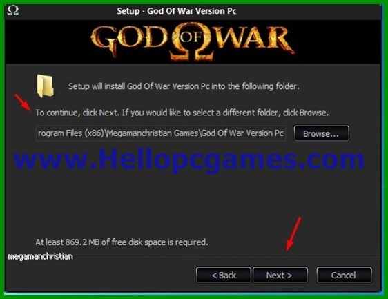 God of war 1 Game Installation steps 6