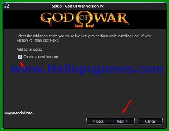 God of war 1 Game Installation steps 8