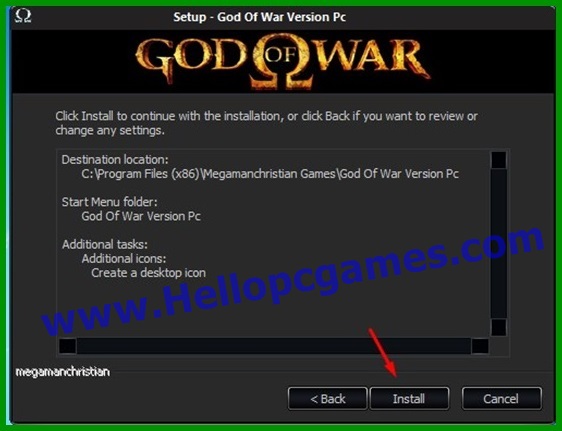 God of war 1 Game Installation steps 9