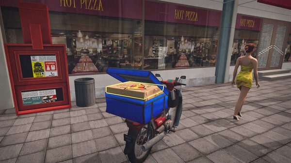 Food Delivery Simulator PC Game Screenshot
