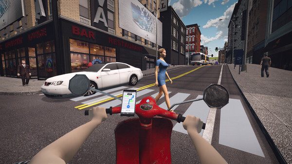Food Delivery Simulator PC Game Screenshot 2