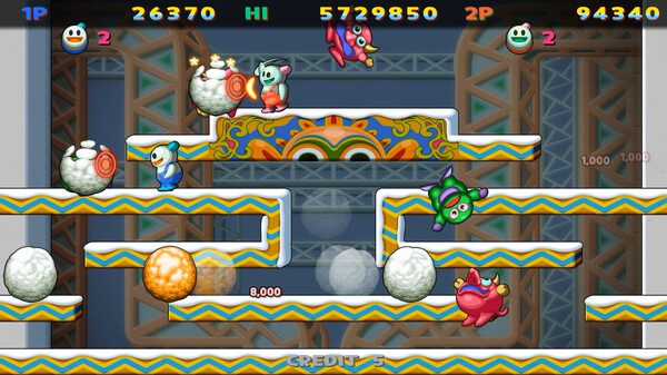 Snow Bros. Special Anniversary Edition PC Game Screenshot 2