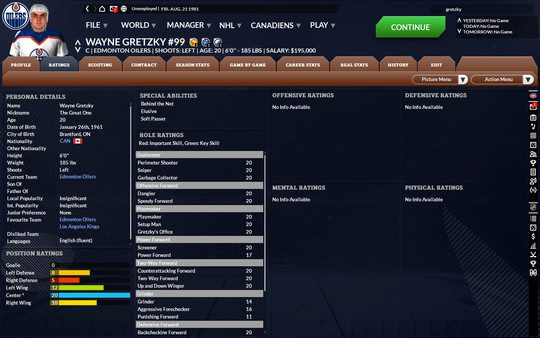 Franchise Hockey Manager 8 Game Screenshot