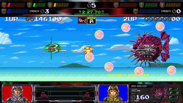 Darius Cozmic Collection Arcade Game Screenshot