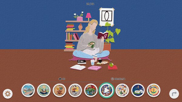 Papercut Art Gallery-Growth Game Screenshot