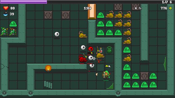 Pixel Descent PC Game Screenshot