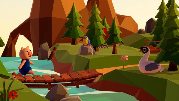 The Adventures of Bunny and Pig Game Screenshot