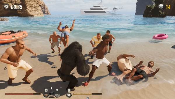 Gorilla Vs 100 Men Screenshot, Full Version, PC Game, Download Free